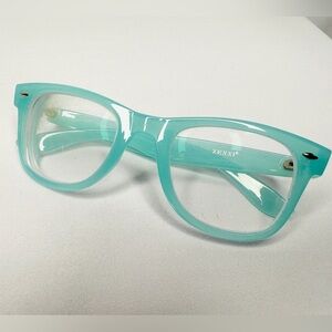 Big Nerdy Teal Frames
